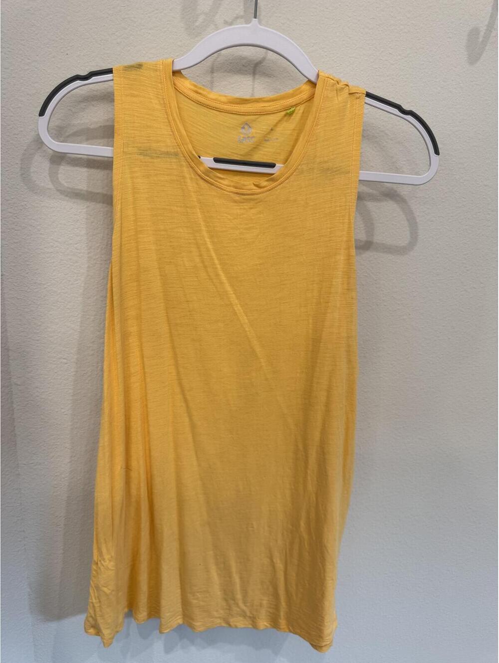 Tasc Yellow Sleeveless Performance Tank Top